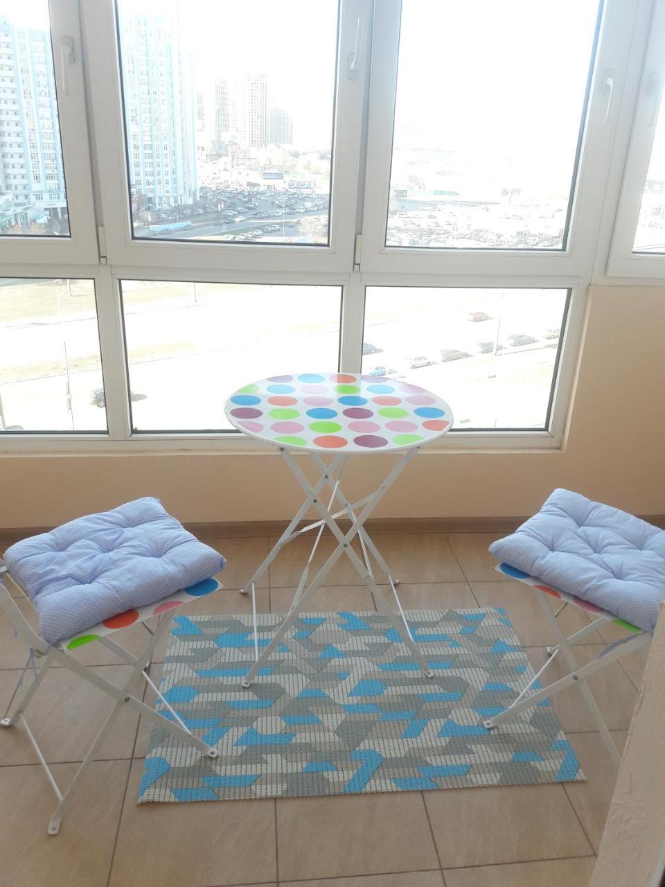 Panoramic View Lux Apartment On Metro Osokorky 基輔 外观 照片